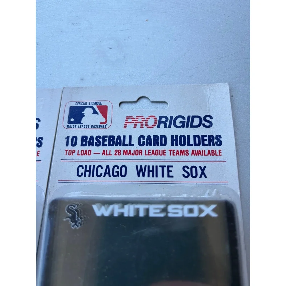 ProRigids Chicago White Sox Baseball Card Holders 10 Pack MLB Top Load Lot of 2
